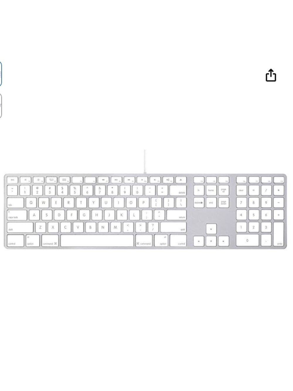 Apple Wired Keyboard with Numeric Keypad Compatible
